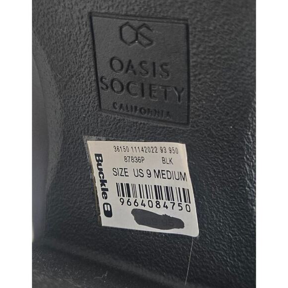 Oasis Society Lug Heeled Ankle Boot Ladies US Size 9 Medium - Picture 7 of 12